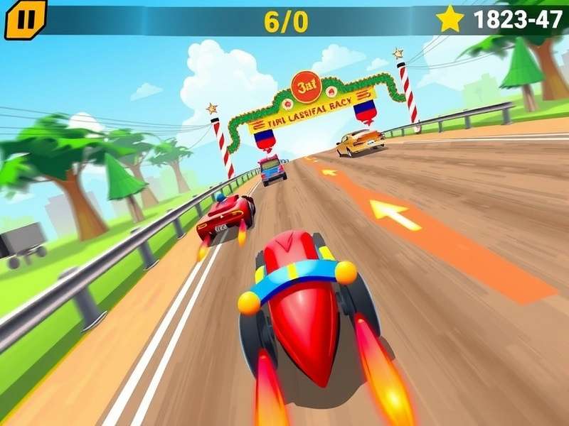 Park Flash Speedster Indian festival event showcasing special decorations